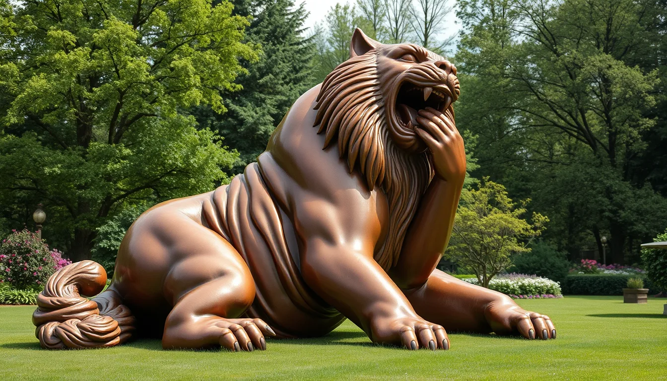 Sculpture for: Tell the world / Here is your glutton!